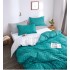 Lenjerie de Pat dublu, Bumbac Satinat Superior,4 Piese Cearceaf de pat 240 x 250 cm, Cearceaf pilota 200 x 230 cm, 2 fete de perna 55 x 75 cm, A50-422