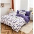Lenjerie de Pat dublu, Bumbac Satinat Superior,4 Piese Cearceaf de pat 240 x 250 cm, Cearceaf pilota 200 x 230 cm, 2 fete de perna 55 x 75 cm, A50-625
