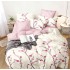Lenjerie de Pat dublu, Bumbac Satinat Superior,4 Piese Cearceaf de pat 240 x 250 cm, Cearceaf pilota 200 x 230 cm, 2 fete de perna 55 x 75 cm, A50-551