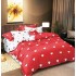 Lenjerie de Pat dublu, Bumbac Satinat Superior,4 Piese Cearceaf de pat 240 x 250 cm, Cearceaf pilota 200 x 230 cm, 2 fete de perna 55 x 75 cm, A50-536