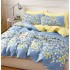 Lenjerie de Pat dublu, Bumbac Satinat Superior,4 Piese Cearceaf de pat 240 x 250 cm, Cearceaf pilota 200 x 230 cm, 2 fete de perna 55 x 75 cm, A50-437