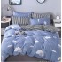 Lenjerie de Pat dublu, Bumbac Satinat Superior,4 Piese Cearceaf de pat 240 x 250 cm, Cearceaf pilota 200 x 230 cm, 2 fete de perna 55 x 75 cm, A50-393