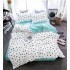 Lenjerie de Pat dublu, Bumbac Satinat Superior,4 Piese Cearceaf de pat 240 x 250 cm, Cearceaf pilota 200 x 230 cm, 2 fete de perna 55 x 75 cm, A50-84