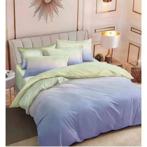 Lenjerie Din Bumbac Tip Finet 6 Piese Pentru Pat Dublu,Cearceaf de pat 240 x 250, R60-575