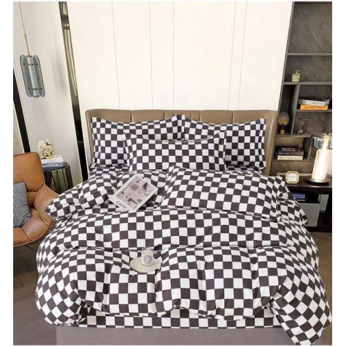 Lenjerie Din Bumbac Tip Finet 6 Piese Pentru Pat Dublu,Cearceaf de pat 240 x 250, R60-510