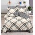 Lenjerie Din Bumbac Tip Finet 6 Piese Pentru Pat Dublu,Cearceaf de pat 240 x 250, R60-496