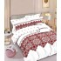 Lenjerie Din Bumbac Tip Finet 6 Piese Pentru Pat Dublu,Cearceaf de pat 240 x 250, R60-473