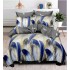 Lenjerie Din Bumbac Tip Finet 6 Piese Pentru Pat Dublu,Cearceaf de pat 240 x 250, R60-463