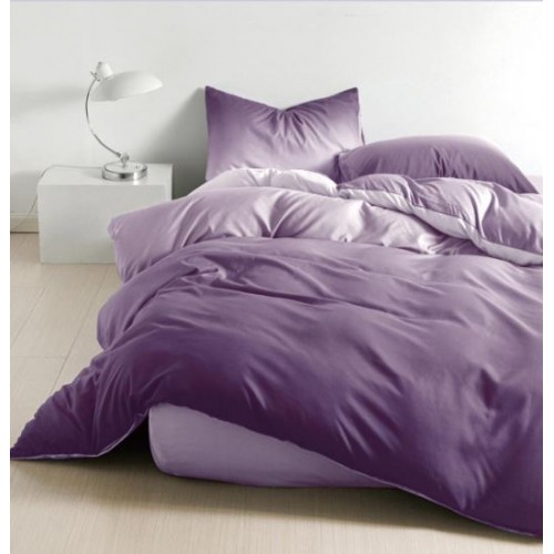 Lenjerie De Pat 1 Persoana 4 Piese, din Bumbac Finet, Cearceaf de pat 155x200cm, Y60-112