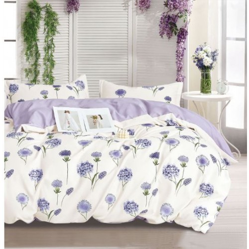 Lenjerie De Pat 1 Persoana 4 Piese, din Bumbac Finet, Cearceaf de pat 155x200cm, Y60-89