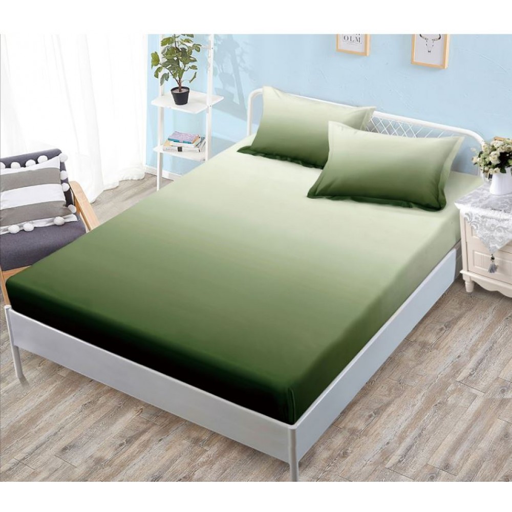 Husa de pat cu elastic si 2 fete de perna, tesatura tip finet, pat 2 persoane,180x200cm, G-246