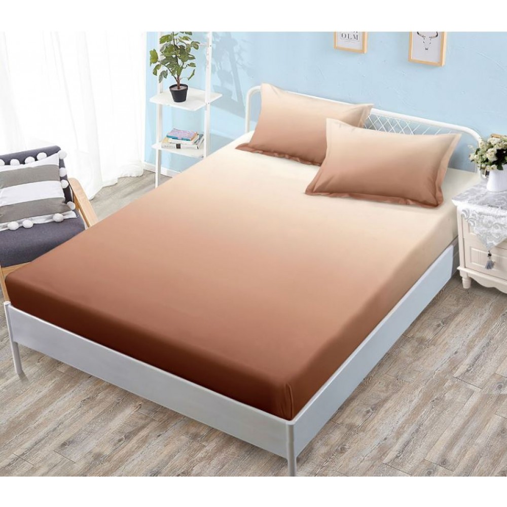 Husa de pat cu elastic si 2 fete de perna, tesatura tip finet, pat 2 persoane,180x200cm, G-244