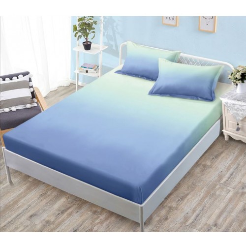 Husa de pat cu elastic si 2 fete de perna, tesatura tip finet, pat 2 persoane,180x200cm, G-240