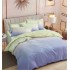 Set Lenjerie Eleganta , Finet, imprimat digital, pentru 2 persoane, 6 piese, Cearceaf de pat cu elastic 180x200 cm, T282