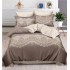 Set Lenjerie Eleganta , Finet, imprimat digital, pentru 2 persoane, 6 piese, Cearceaf de pat cu elastic 180x200 cm, T163