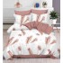 Set Lenjerie Eleganta , Finet, imprimat digital, pentru 2 persoane, 6 piese, Cearceaf de pat cu elastic 180x200 cm, T155