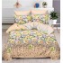 Set Lenjerie Eleganta , Finet, imprimat digital, pentru 2 persoane, 6 piese, Cearceaf de pat cu elastic 180x200 cm, T62