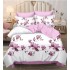 Set Lenjerie Eleganta , Finet, imprimat digital, pentru 2 persoane, 6 piese, Cearceaf de pat cu elastic 180x200 cm, T61