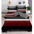 Set Lenjerie Eleganta , Finet, imprimat digital, pentru 2 persoane, 6 piese, Cearceaf de pat cu elastic 180x200 cm, T40