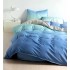 Set Lenjerie Eleganta pentru pat dublu, Bumbac Satinat Superior, 4 piese, cu ELASTIC, Cearceaf de pat cu elastic 180x200cm, E134