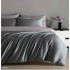Set Lenjerie Eleganta Satinat , 4 piese cu ELASTIC, Cearceaf de pat cu elastic 180x200cm, GD8004