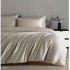 Set Lenjerie Eleganta Satinat , 4 piese cu ELASTIC, Cearceaf de pat cu elastic 180x200cm, GD8014