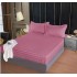 Husa de pat tip Damasc cu Elastic cu 2 fete de perna, 160x200 cm, E-051