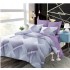 Set Lenjerie Eleganta , Finet, pentru 2 persoane, 6 piese, Cearceaf de pat cu elastic 180x200 cm, B6005