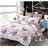 Set Lenjerie Eleganta , Finet, pentru 2 persoane, 6 piese, Cearceaf de pat cu elastic 180x200 cm, B6034
