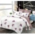 Set Lenjerie Eleganta , Finet, pentru 2 persoane, 6 piese, Cearceaf de pat cu elastic 180x200 cm, B6033