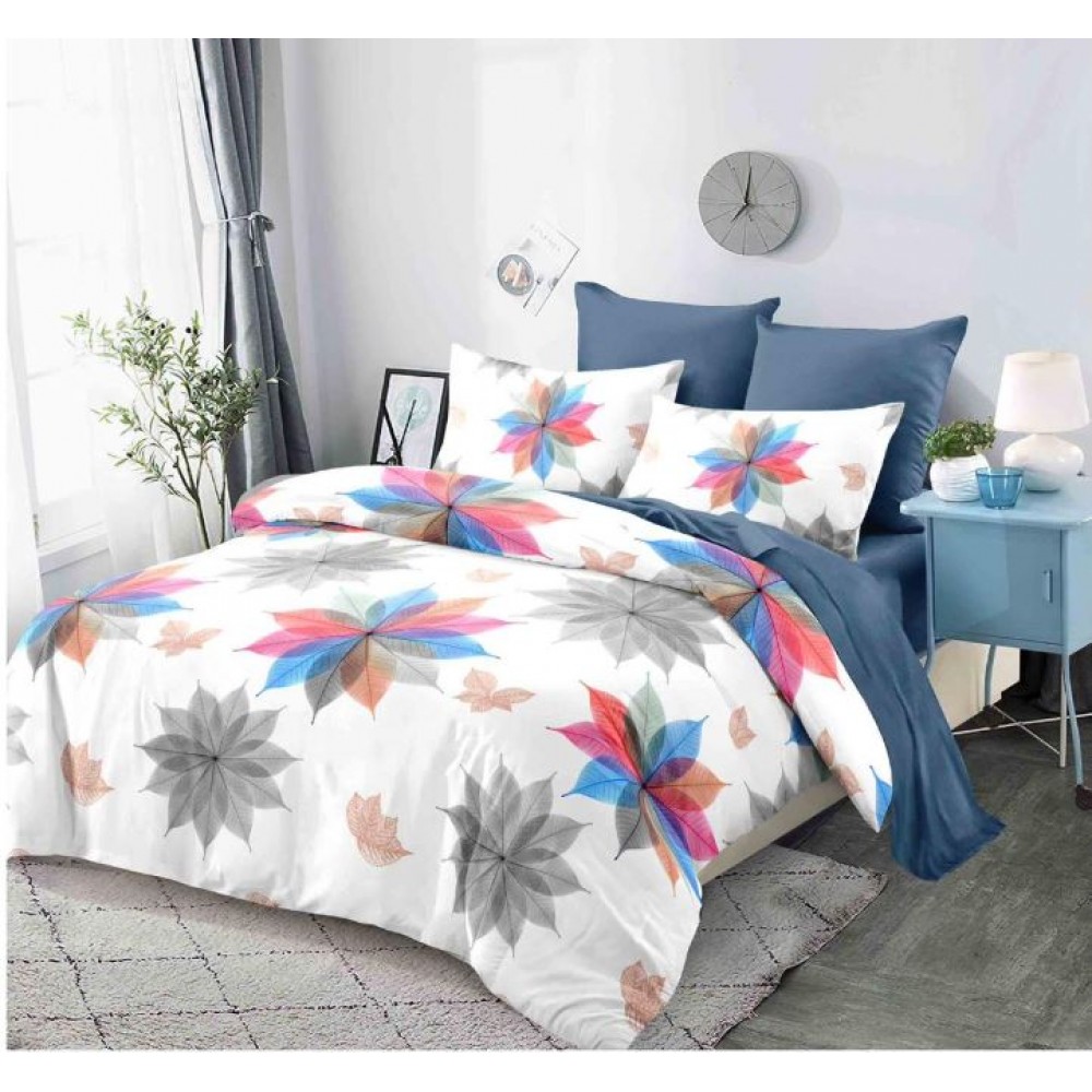 Set Lenjerie Eleganta , Finet, pentru 2 persoane, 6 piese, Cearceaf de pat 235x250 cm, A6021