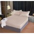 Husa de pat tip Damasc cu Elastic cu 2 fete de perna, 160x200 cm, H-E111