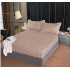 Husa de pat tip Damasc cu Elastic cu 2 fete de perna, 160x200 cm, H-E156