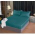 Husa de pat tip Damasc cu Elastic cu 2 fete de perna, 160x200 cm, H-E103