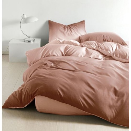 Lenjerie De Pat 1 Persoana 4 Piese, din Bumbac Finet, Cearceaf de pat cu elastic 140x200cm, T60-127