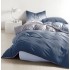 Lenjerie De Pat 1 Persoana 4 Piese, din Bumbac Finet, Cearceaf de pat cu elastic 140x200cm, T60-122