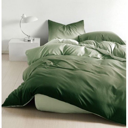 Lenjerie De Pat 1 Persoana 4 Piese, din Bumbac Finet, Cearceaf de pat cu elastic 140x200cm, T60-121