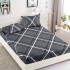 Husa de Pat cu Elastic din Finet + 2 Fete de Perna, Pat 1 Persoana, 90x200cm, JJ08