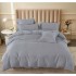 Set Lenjerie Eleganta , Finet 6 piese cu Elastic UNI, pentru 2 persoane, Cearceaf de pat 180x200 cm, T186