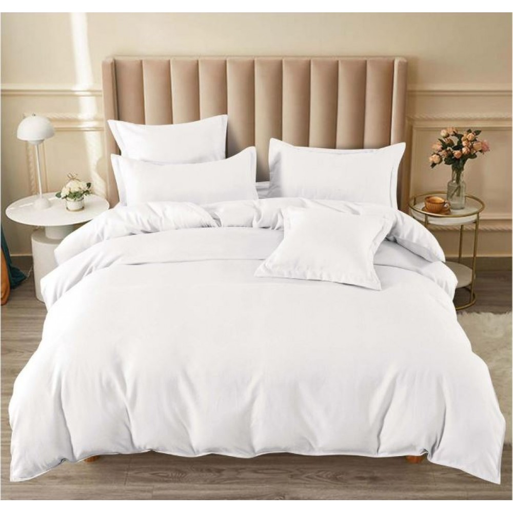 Set Lenjerie Eleganta , Finet 6 piese cu Elastic UNI, pentru 2 persoane, Cearceaf de pat 180x200 cm, T176