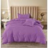 Set Lenjerie Eleganta pat cu elastic, tesatura tip finet, uni, pat 1 persoana, 4 piese, cearsaf de pat 140x200 cm,T60-62