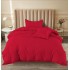 Set Lenjerie Eleganta pat cu elastic, tesatura tip finet, uni, pat 1 persoana, 4 piese, cearsaf de pat 140x200 cm,T60-55