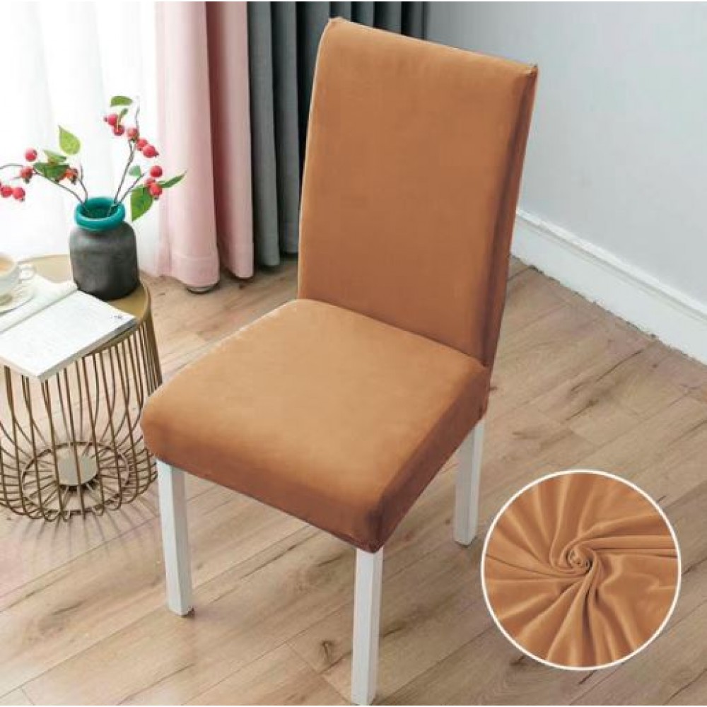 Set 6 Huse Scaune Universale, Bumbac Elasticizat, Uni, SCU-05