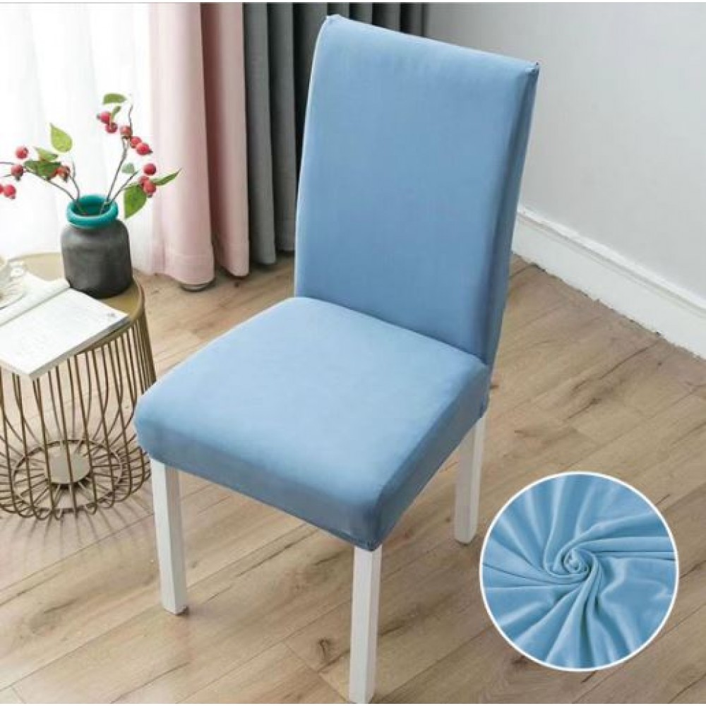 Set 6 Huse Scaune Universale, Bumbac Elasticizat, Uni, SCU-01
