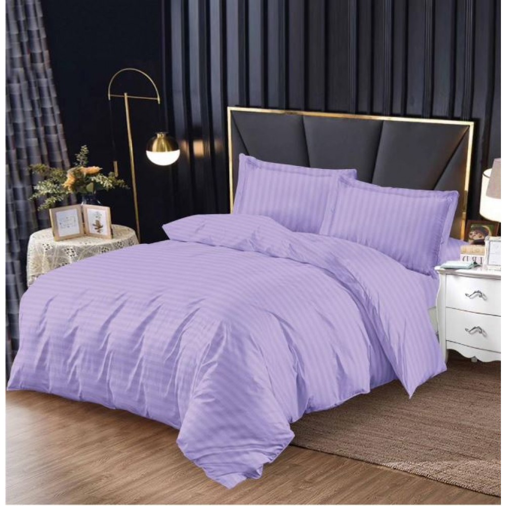 Lenjerie de pat, 1 persoana, tip Damasc, 4 piese, Cearceaf cu Elastic 140x200cm, G-11