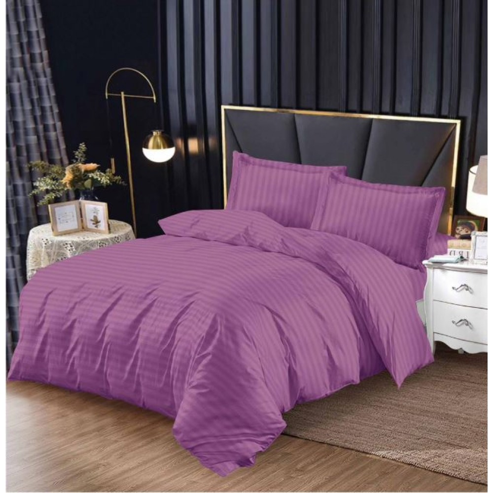 Lenjerie de pat, 1 persoana, tip Damasc, 4 piese, Cearceaf cu Elastic 140x200cm, G-10