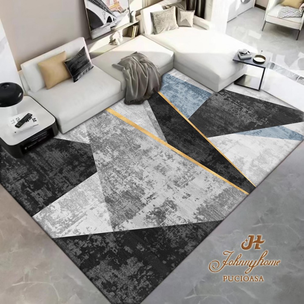 Covor Antiderapant, Modern pentru Living si Dormitor, 80x300 cm, LL15--09
