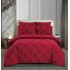 Set Lenjerie Eleganta pentru pat dublu din Bumbac Finet, Cearceaf cu Elastic 180x200cm, 6 Piese, Pliuri, T2-09