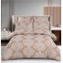 Lenjerie de pat dublu cu elastic, Jaquard Brodat Lux, 6 Piese, Cearceaf de pat 180 x 200 x 25 cm, T3-11