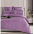 Lenjerie de pat dublu cu ELASTIC, Model Carouri,Bumbac  Finet, 6 piese, 2 persoane, Uni, 180x200cm, T4-12